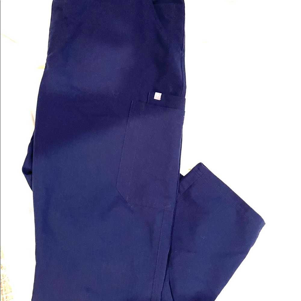 Navy yola pants figs